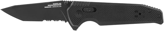 SOG VISION XR Professional Ambidextrous CTS XHP Stainless Steel Folding Knives | Single-Handed Opening | XR Lock