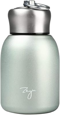 Mini Water Bottles,9 oz Vacuum Bottle with Leakproof Stainless Water for Coffee Hot and Cold Drink,Portable Sport Green