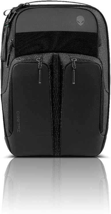 Alienware Horizon Utility Backpack, AW523P, Weather resistant, Padded back and shoulder straps, EVA padding, RFIDsafe, Black