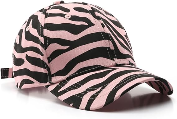 Striped Cap Unisex Baseball Cap Casual Sun Hat
