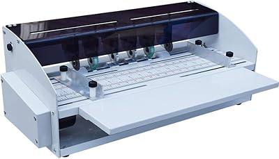 3-in-1 Electric Creasing Machine Paper Folding Perforator Point line creasing machine with Magnetic Backstop for Indent Documents Photos Invitations