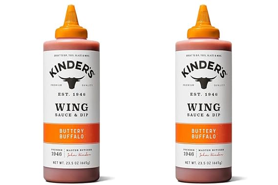 Buttery Buffalo Wing Sauce and Dip, 23.5 oz (Pack of 2)