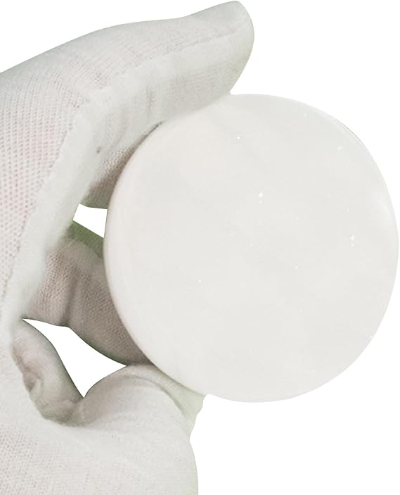 Alumina Ceramic Round Plate Insulating Alumina Ceramic Sheet for Industrial Models, Diameter 3.5cm, 5Pcs,Thickness:1mm