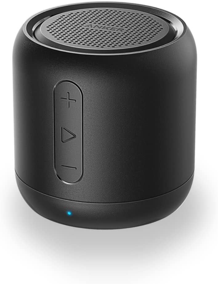Anker SoundCore mini Compact Bluetooth Speaker 15 Hours of Continuous Playback  Built-in Mic  TF Card & FM Radio Compatible Black