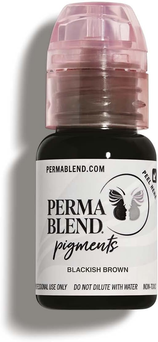 Perma Blend Perment Makeup - Blackish Brown, 0.5 oz