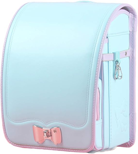 randoseru backpack ransel Semi-automatic japanese boys girls school bags for waterpoor PU leather light weight