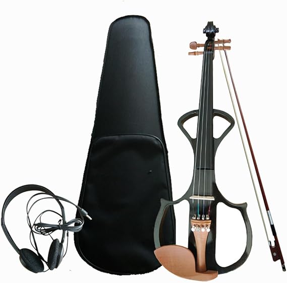 23inch Electric Violin 4/4 Violin,Beginner Violin,Adult Violin,Handcrafted Solid Spruce Natural Wood