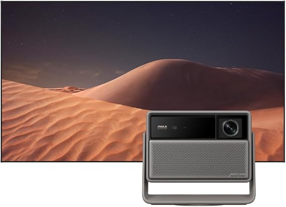 XGIMI Horizon 20 4K RGB Triple Laser Home Projector&100'' Fixed Frame Projector Screen 16:9 HD&