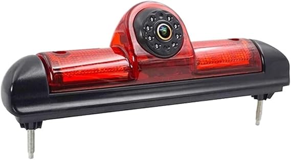 AHD 1080P Car Brake Light Rear View Reverse Camera,Compatible with Fiat Ducato,Compatible with Peugeot Boxer,Compatible with Citroen Jumper 2007-2018 Parking Backup Camera(Black lens)