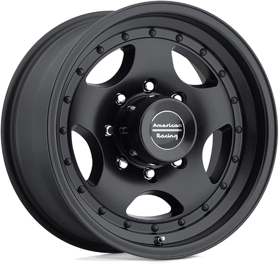 American Racing AR23 15X7 5X4.5 3.76-6mm SATIN BLACK - AR235765B