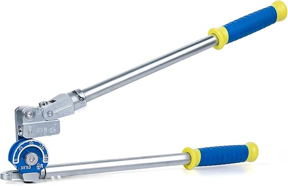Pipe Bender 1/2" Heavy Duty Tubing Bender Tube Bender Roller 180 HVAC Copper Tool for Copper Pipe,Stainless Steel Pipe, Aluminum Pipe, Iron Pipe