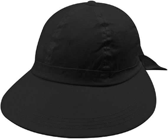 Black Wide Brim Peak Gardening Sun Hat