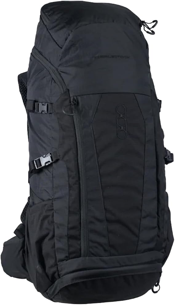 Eberlestock Freefall 3000 Pack, Tactical Backpack for Missions and Law Enforcement, Heavy Duty Outdoor Bag, 46L Volume, Black