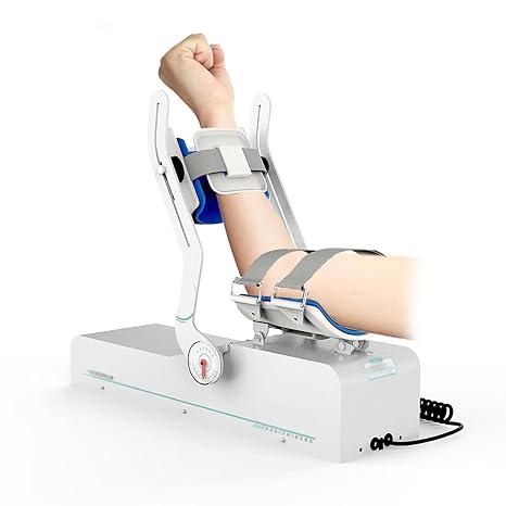 Elbow Brace Arm Exerciser, Electric Elbow Joint Rehabilitation Device,10~150 Adjustable Post Op Elbow Brace Stabilizer Splint, for Arm Fracture