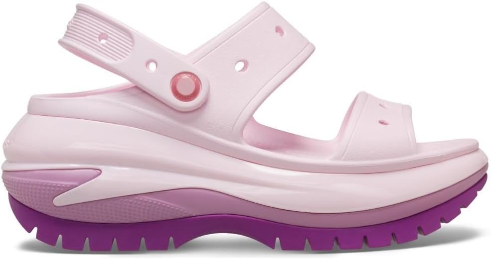 Crocs Unisex Classic Mega Crush Platform Sandals Wedge