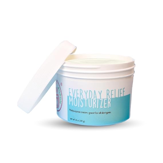 Everyday Relief Moisturizer |Baby Moisturizer | Baby Eczema Cream |For Rashes, Hyperpigmentation, Dryness |Sensitive Skin |With Cocoa Butter | Soft & Gentle |Baby Care Products | 8oz