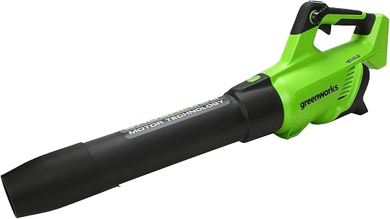 Greenworks 40V Electric Leaf Blower, 550 CFM, Tool Only
