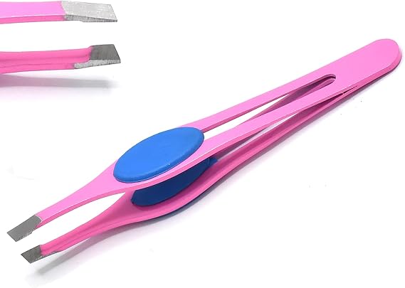 Slanted Grippy Eyebrow Tweezers Hair Beauty Tweezer Gripped by G.S Online Store