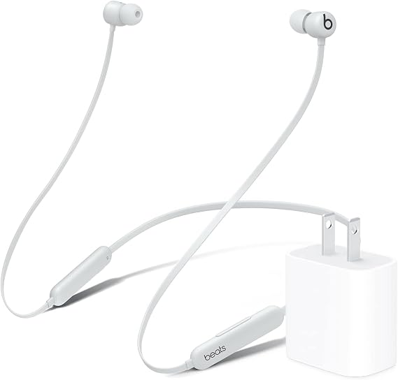 Beats Flex with Apple 20W USB-C Power Adapter - Smoke Gray