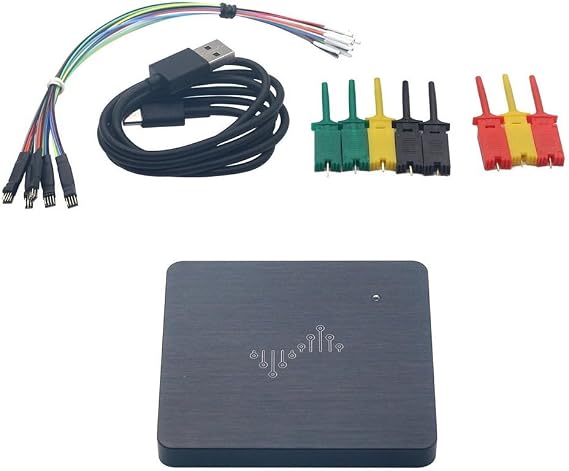 Portable DSLogic Logic Analyzer 100MHz Sampling Rate 16-Channel 16GB Depth USB Interface for Compatible With For Windows
