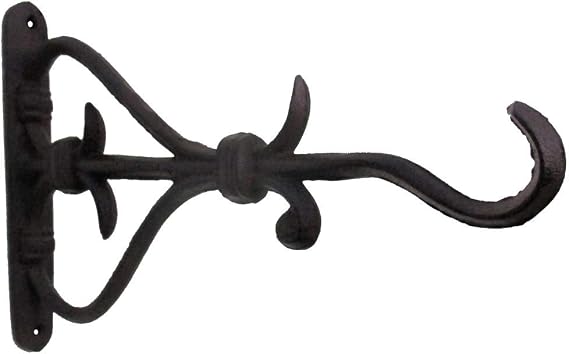 GSM Cast Iron Decorative Bracket with Plant Hook
