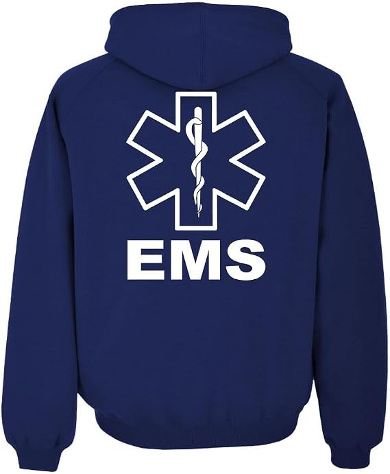 v2 EMS - emergency medical services - Mens Pullover Hoodie