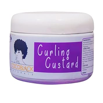Coco Black Naturals Curling Custard Ghana Coily Kinky Type 4c Hair 12 Fl Oz