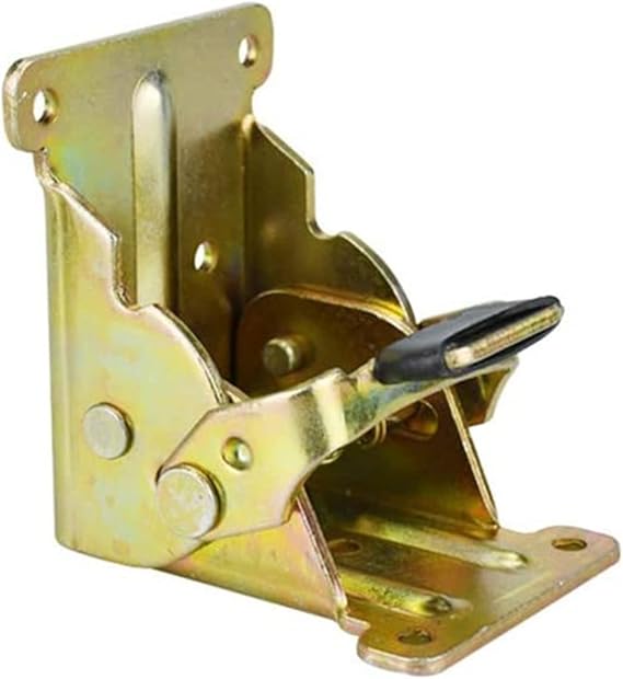 Hinges 90 Degree Self-Locking Folding Hinge Bed Table Legs Chair Extension Support Bracket Locking Hinges Hardware (Color : B)