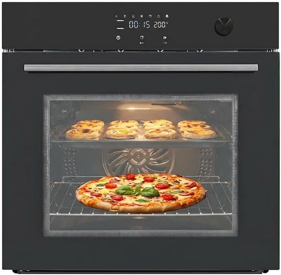 2.5Cu.ft Large Capacity: This 24 in Electric Single Wall Oven Offers a Spacious 2.5 Cu.ft Interior, Providing Ample Room for All Your Cooking Needs.