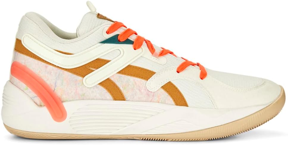 PUMA Mens X Childhood Dreams TRC Blaze Court Basketball Sneakers Shoes - Beige