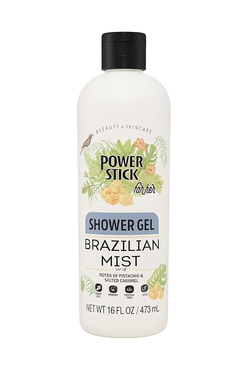 Brazilian Mist Shower Gel Notes of Pistachio & Salted Caramel 16 FL OZ
