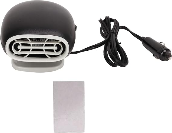 Defogger 12V 150W Car Heater 360a Rotatable Adhesive Installation Strong Wind 2 Modes Car Window Defroster Heating Cooling Fan for Vehicle