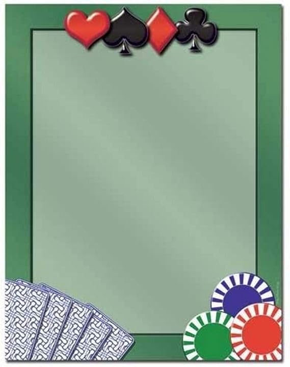 Card Games Letterhead Laser & Inkjet Printer Paper, 100 pack