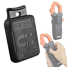 ZIBOO 69445 Magnetic Hanger Compatible with Klein Tools Clamp Meters and Multimeters with Powerful Rare Earth Magnets Compatible with Klein Tools CL120, CL220, CL320, CL390, CL600, CL700, CL800