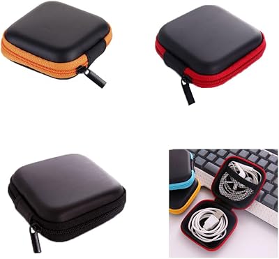 3 pieces flight travel cord organizer electronic travel case portable charger case suitable for headphones charging cable USB