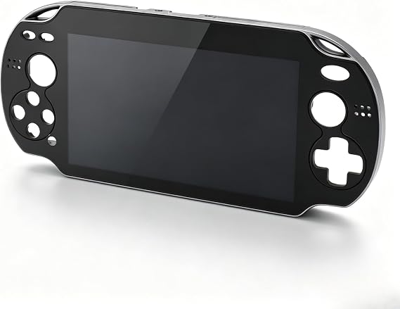 Black LCD Display Replacement for for PSV 1000 1001 PCH 1001 PCH 1101, Professional Game Console Digitizer Glass Assembly with Frame Combo