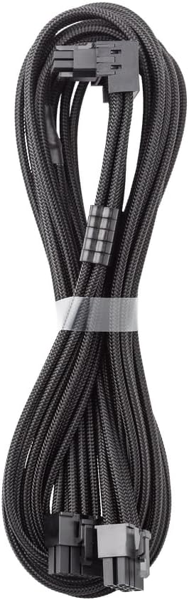 CableMod RT-Series Pro ModMesh Sleeved 12VHPWR 90 StealthSense PCI-e Cable for ASUS/Seasonic/Phanteks - Variant A (Black, 16-pin to Dual 8-pin, 60cm)