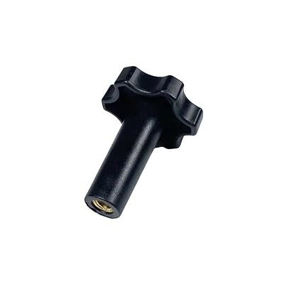1 Short Fasten Screw Nut Accessory Plastic Clamping Nut for Soft Serve Ice Cream Machines M10M8 Gear Shaped KnobM10