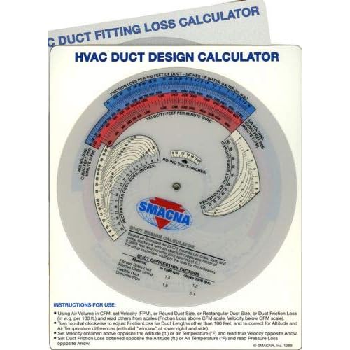 SMACNA Duct System Calculator, METRIC
