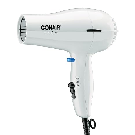 HAIRDRYER, Handheld, White, 1875 WATTS