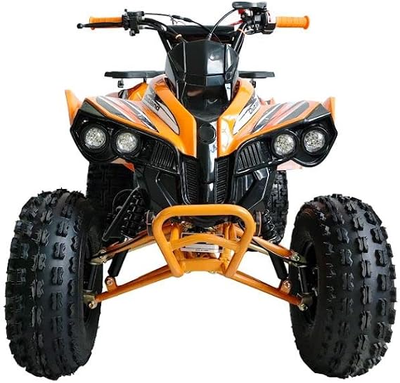 HHH Youth 125cc ATV Fully Automatic with Reverse, Double LED Headlights and Aggressive Tires - Extra Large