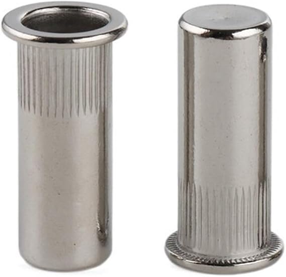 20pcs Flat Head Rivet Nuts Sealed Stainless Steel Blind Threaded Inserts Nut Closed End Hermetic Waterproof Nut (Color : M6)