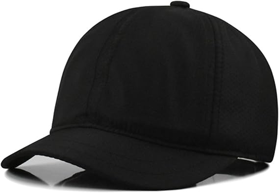 Fashion Short Brim Lightweight Quick Dry Baseball Cap Unconstructed Plain Low Profile Dad Hat for Men Women