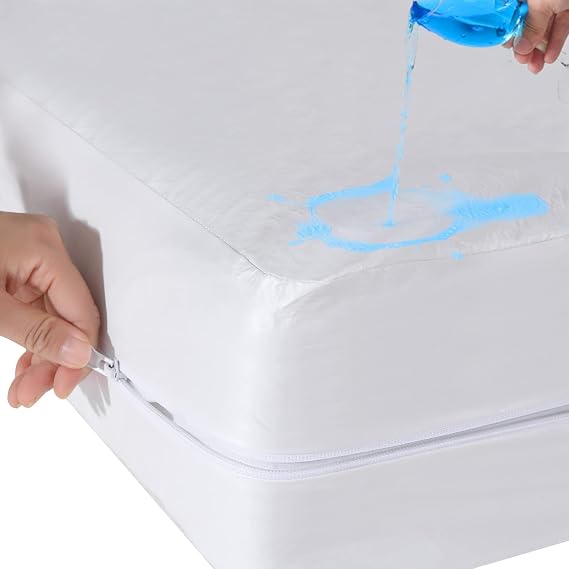 Twin Zippered Mattress Protector, Waterproof, 6-9 Inch