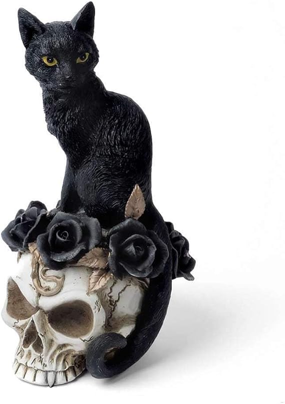 Alchemy Gothic Grimalkin Cat Unisex Sculptures Standard, polyresin,