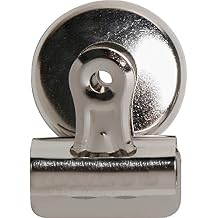 Business Source Magnetic Grip Clips, 1.3", Silver
