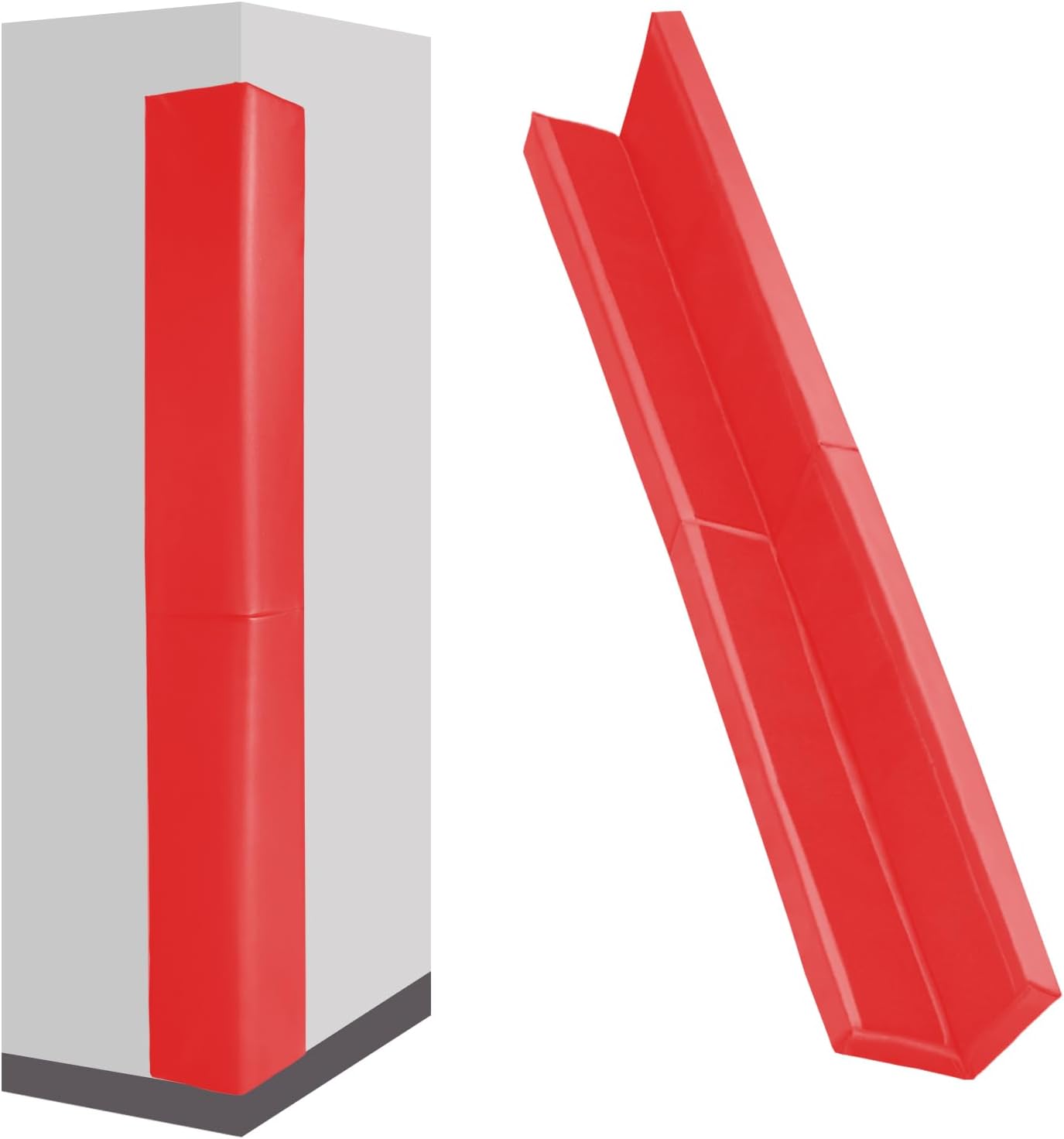 Wall Corner Pads Red 2 Thick Wall Corner Padding Heavy Duty Wall Corner Safety Padding Waterproof Durable 2 Sides Wall Corner Guards for Protector