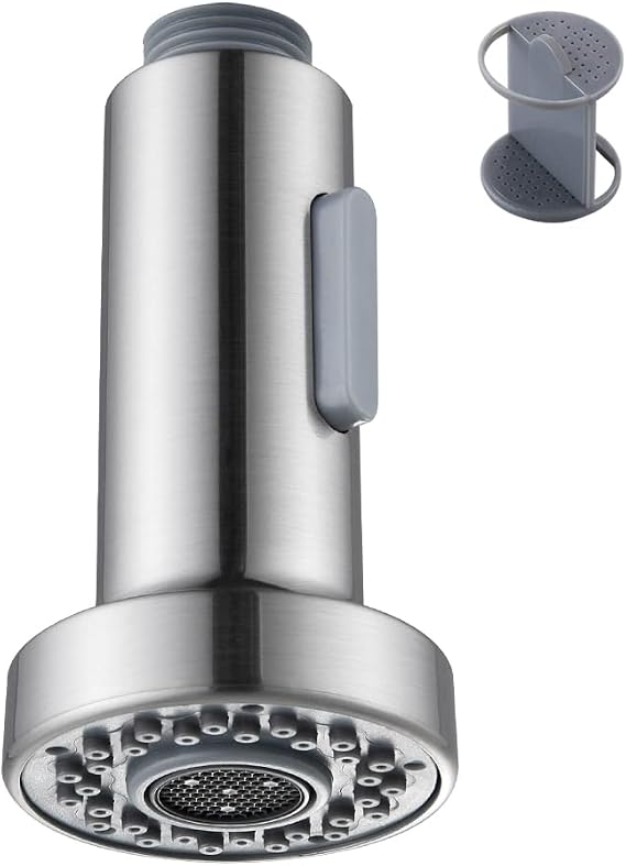Angle Simple Kitchen Faucet Head Replacement, Sink Sprayer, Brushed Nickel