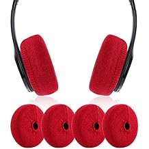 Earpads Sweater Cover Protectors with Knit Fabric for Beats Solo 3/2, Solo HD/Mixr/EP Headphones and Other Headsets with 1.57-3.14 Inches Ear Cushions [ 2 Pairs ](Blue)