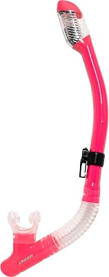 Cressi Adult Dry-Top Snorkel, Snorkeling Without Worry About Water - Tao Dry: Designed in Italy